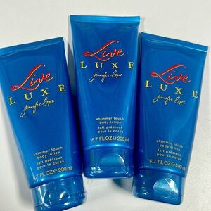 COPY - X3 live Luxe Jennifer Lopez lotion with shimmering effect